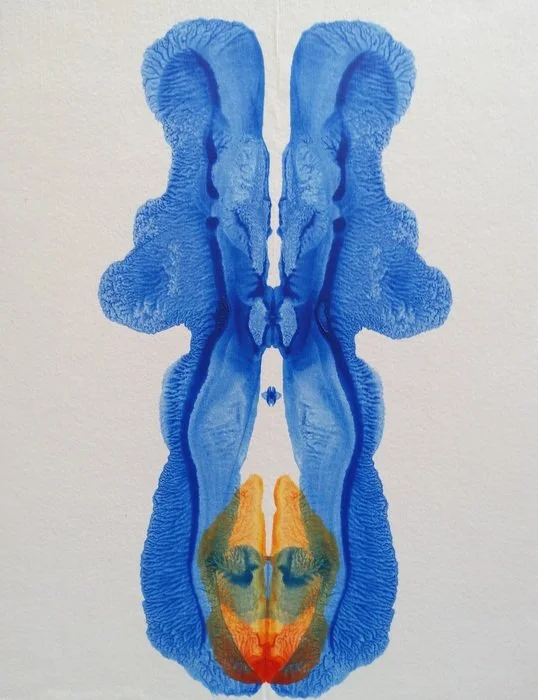 Carmen Germain 
 In and Out of Balance   
acrylic on paper affixed to cradled birch board 
10 x 8 in.