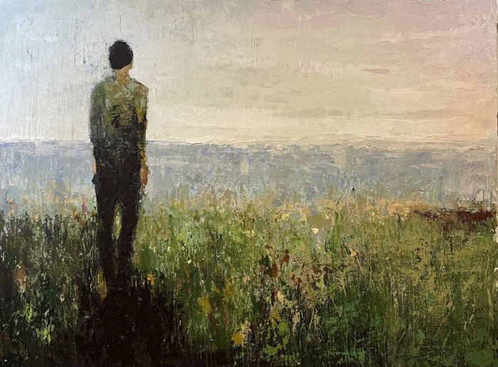  Dave Mckeague 
 Solitude   
acrylic on cradled panel 
30 x 40 in. 
$4,000