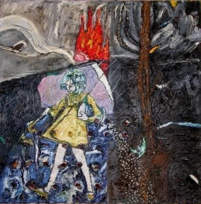  Mark Flake 
 Lot’s Wife   
oil on canvas  
36 x 37 in. 
$700