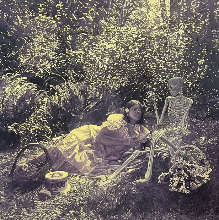  Audrey Lee 
 Shall I Compare Thee to a Summer’s Day?   
oil 
72 x 72 in.