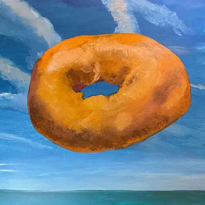  William Billec 
 Plane Donut   
acrylic 
36 x 36 in.