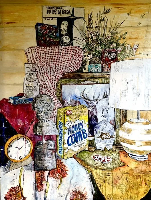  Mark Flake 
 Honeycomb   
oil on canvas 
48 x 36 in.
