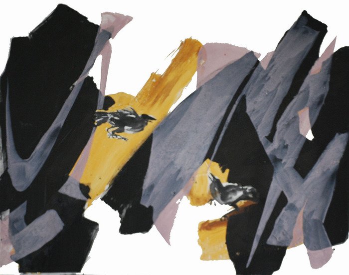  Jonelle Johnson 
 Wedges   
oil-based ink monotype 
30 x 42 in. 
$1,500