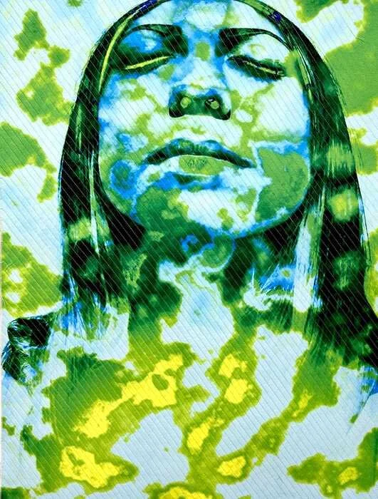  Vince Quevedo 
 Ohm   
art quilt 
36 x 27.5 in. 
$1,000