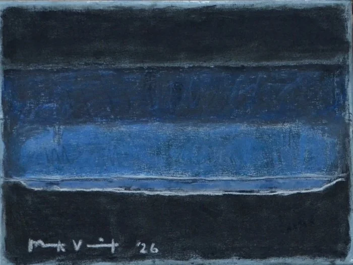  Mark Vincent 
 On the Beach V   
acrylics, soft & oil pastels 
12 x 16 in.