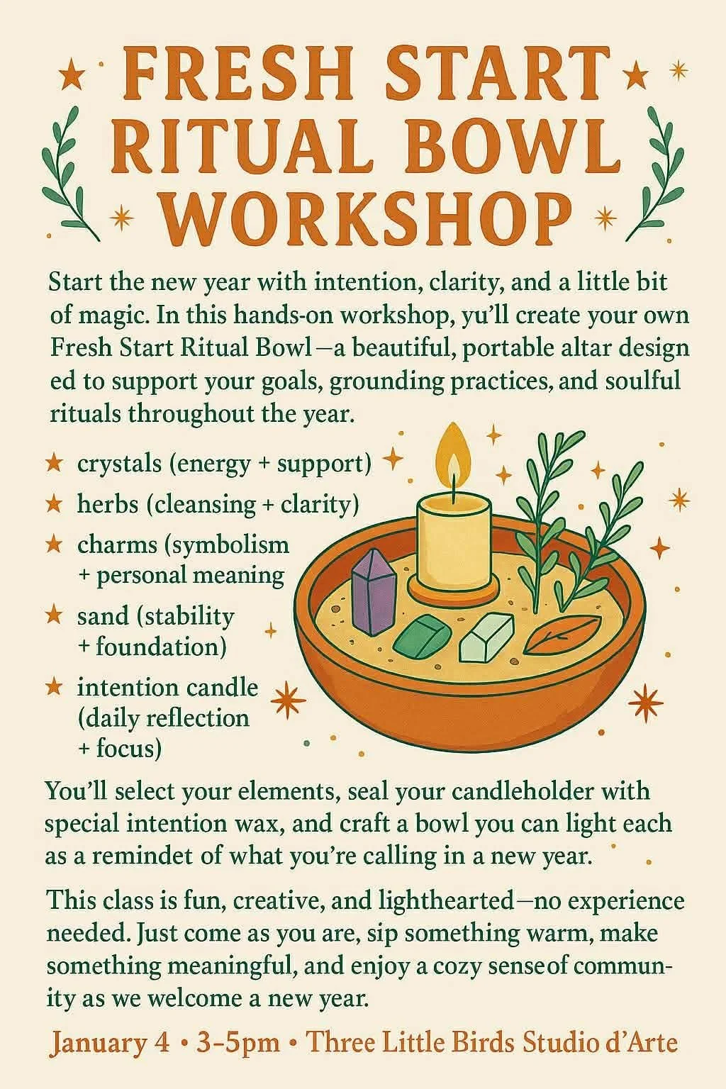 Ritual Bowl Workshop
