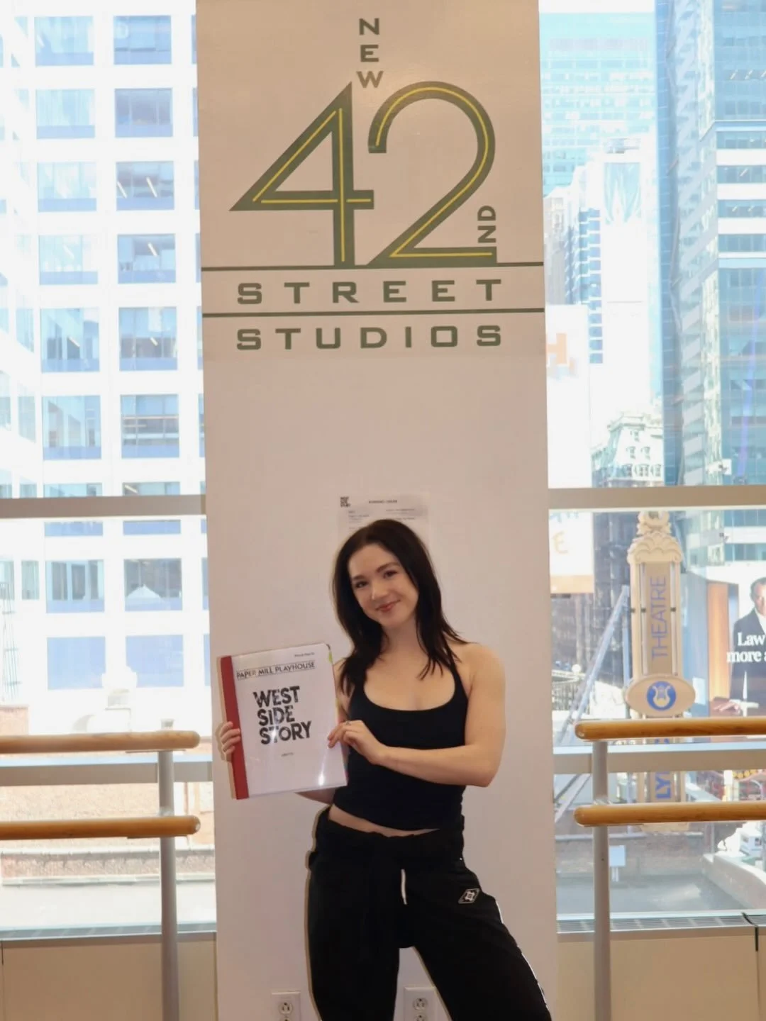 So unbelievably grateful to be making my @papermillplayhouse &amp; West Side Story debut as a swing &amp; Anybodys U/S! Let&rsquo;s go Jets!!! ✈️