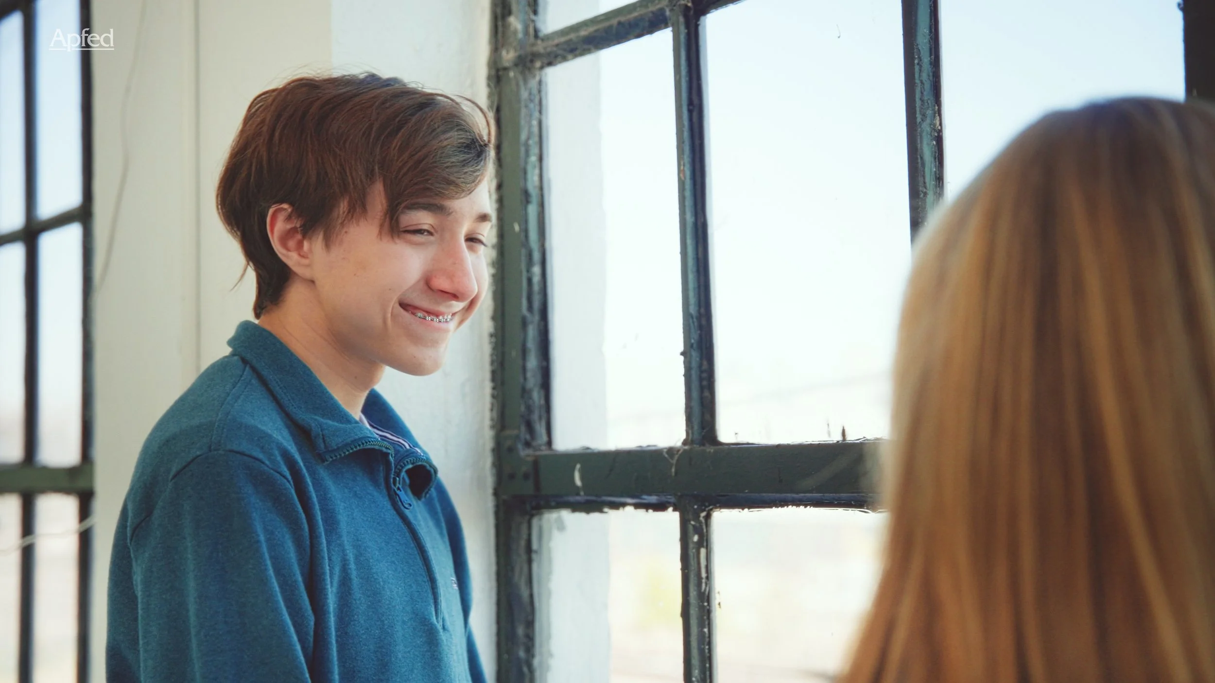 Authentic interaction captured during a video production shoot in Atlanta, used for storytelling and testimonial-style video content.