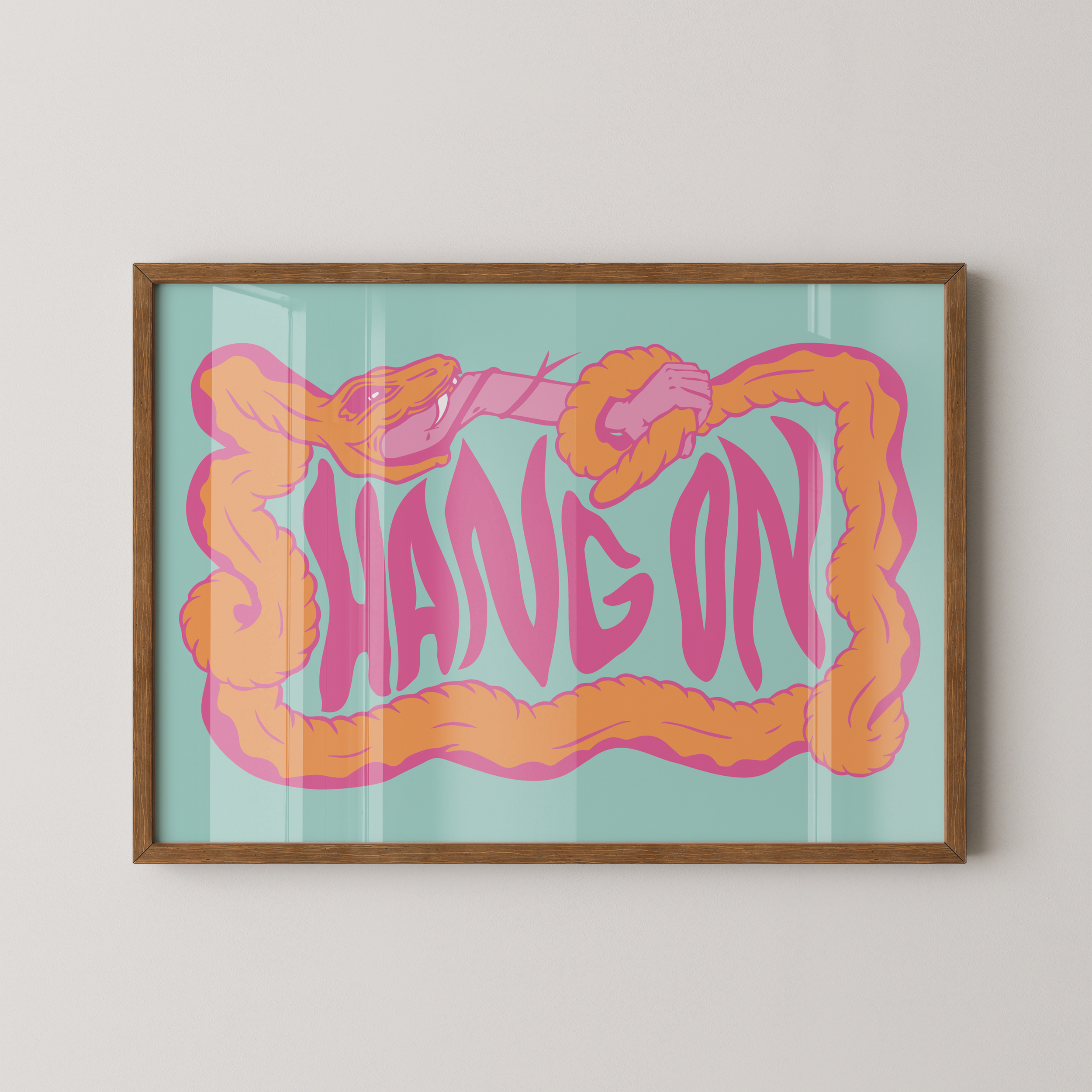 Hang On 8 x 10" Print