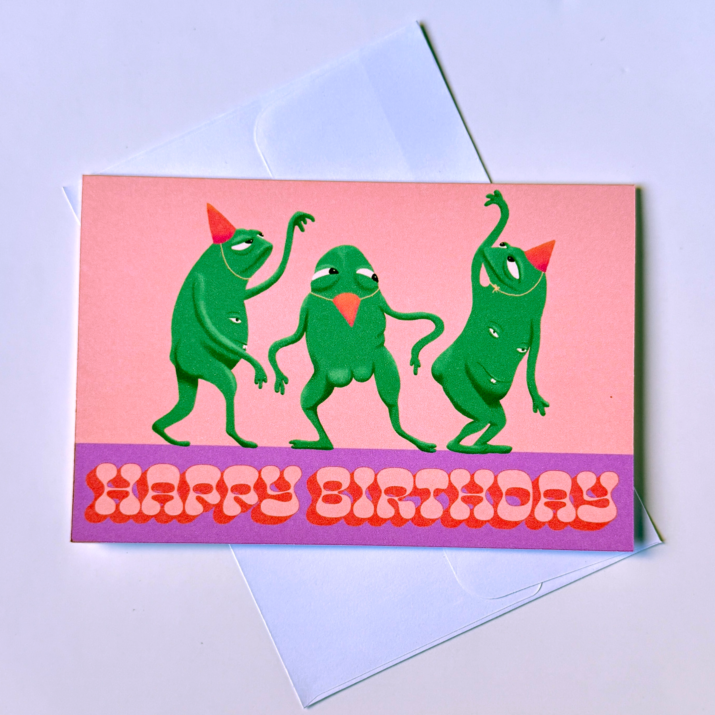 Frog Dance Card