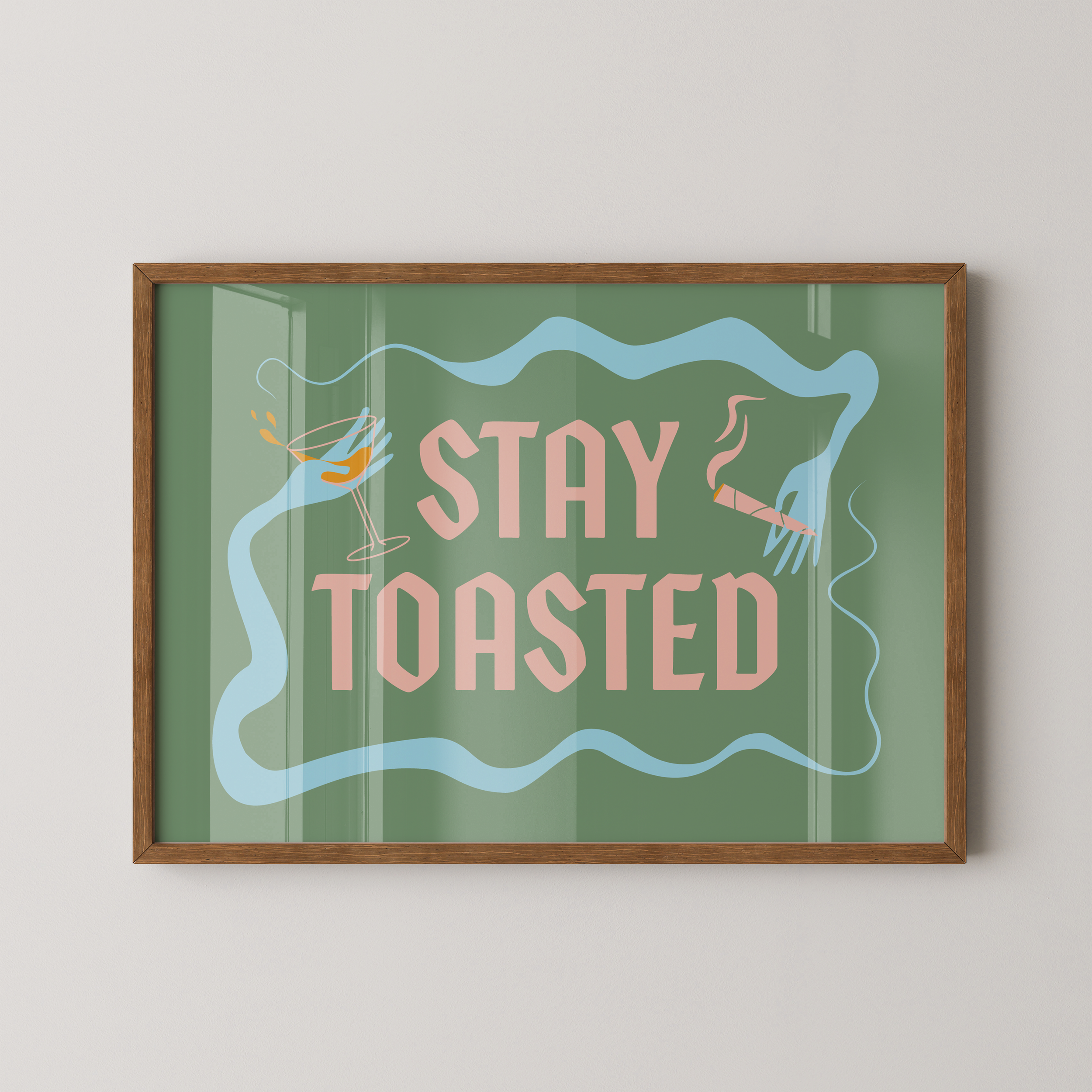 Stay Toasted 5 x 7" Print