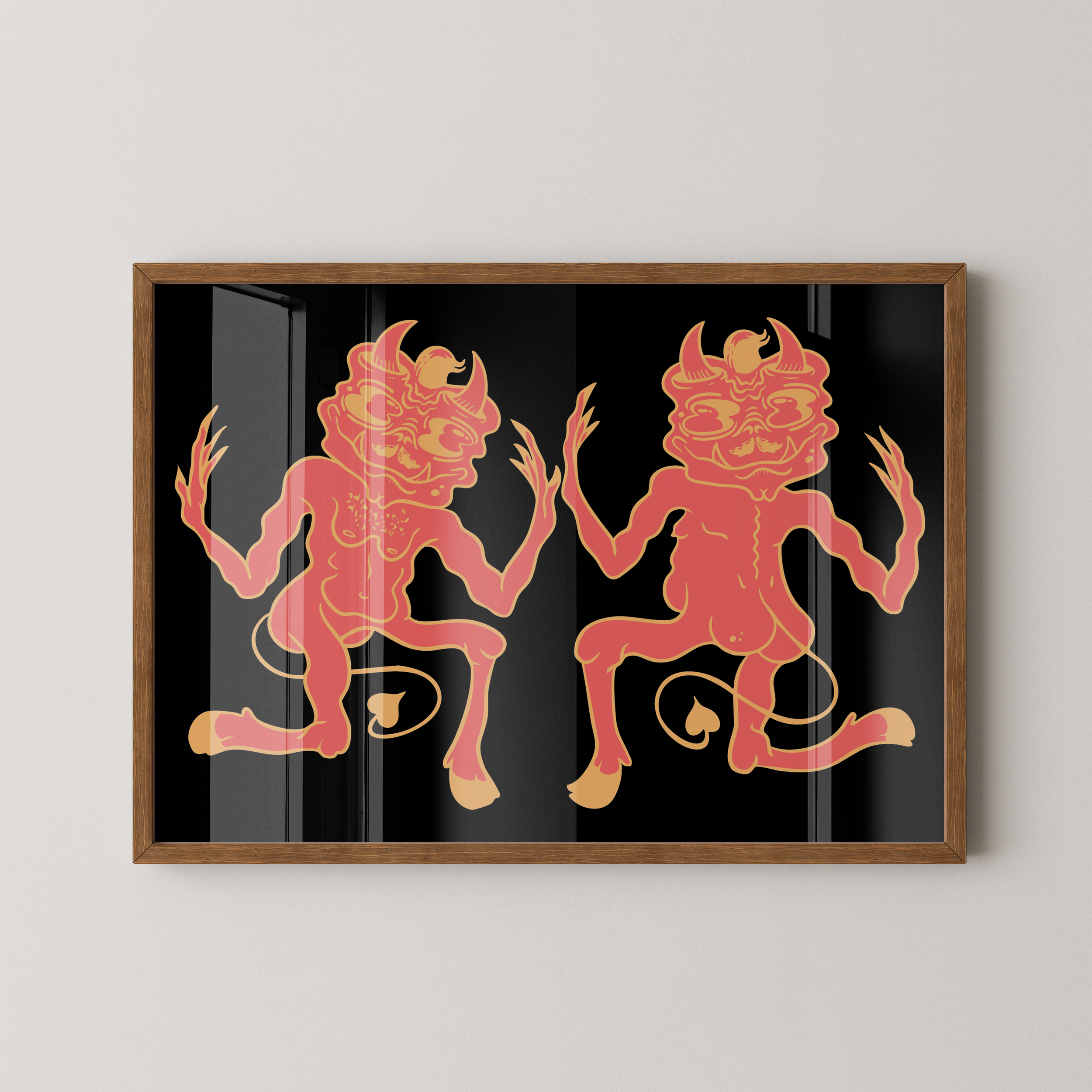 Demon Dance 5x7" Print