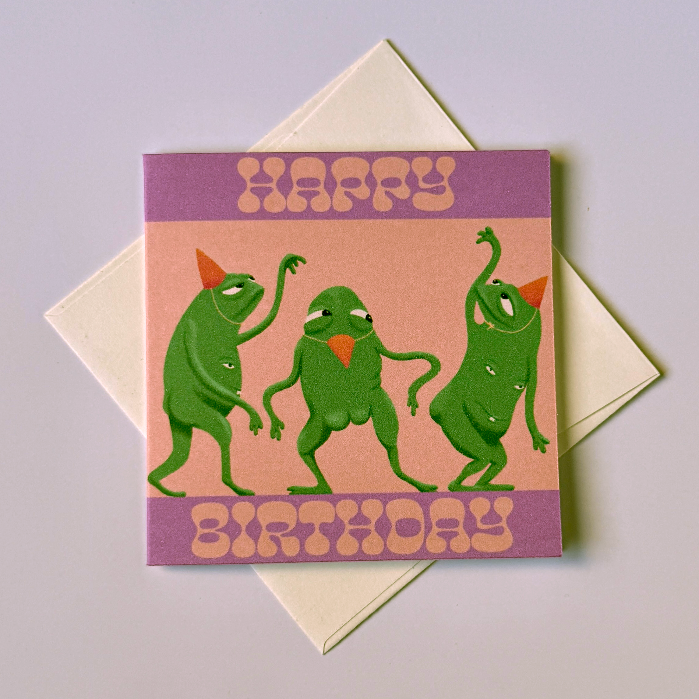 Frog Dance Mini Card