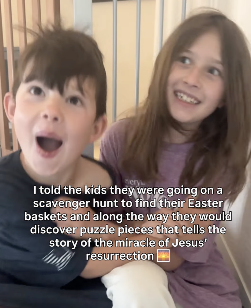 Easter Morning Scavenger Hunt
