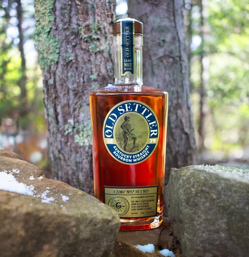 Nothing will warm you up this winter like sipping a glass of Old Settler Camp No. 2, 6-year-old Kentucky Straight Bourbon! Camp No. 2 is vibrant on the nose with toasted oak, maple, candied pecan, dried apple, sweet pipe tobacco and baking