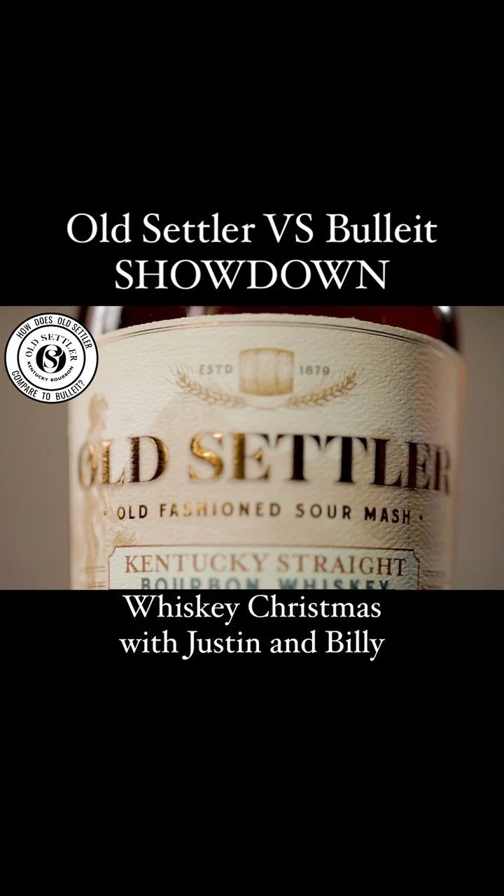 Old Settler vs Bulleit Showdown!
How does Old Settler compare to Bulleit Bourbon?
Justin and Billy of @whiskeyxmas tasted Old Settler Camp No. 1 Blend over on their channel for their
“Bulleit Battle - Bulleit vs Everything” video. Tha