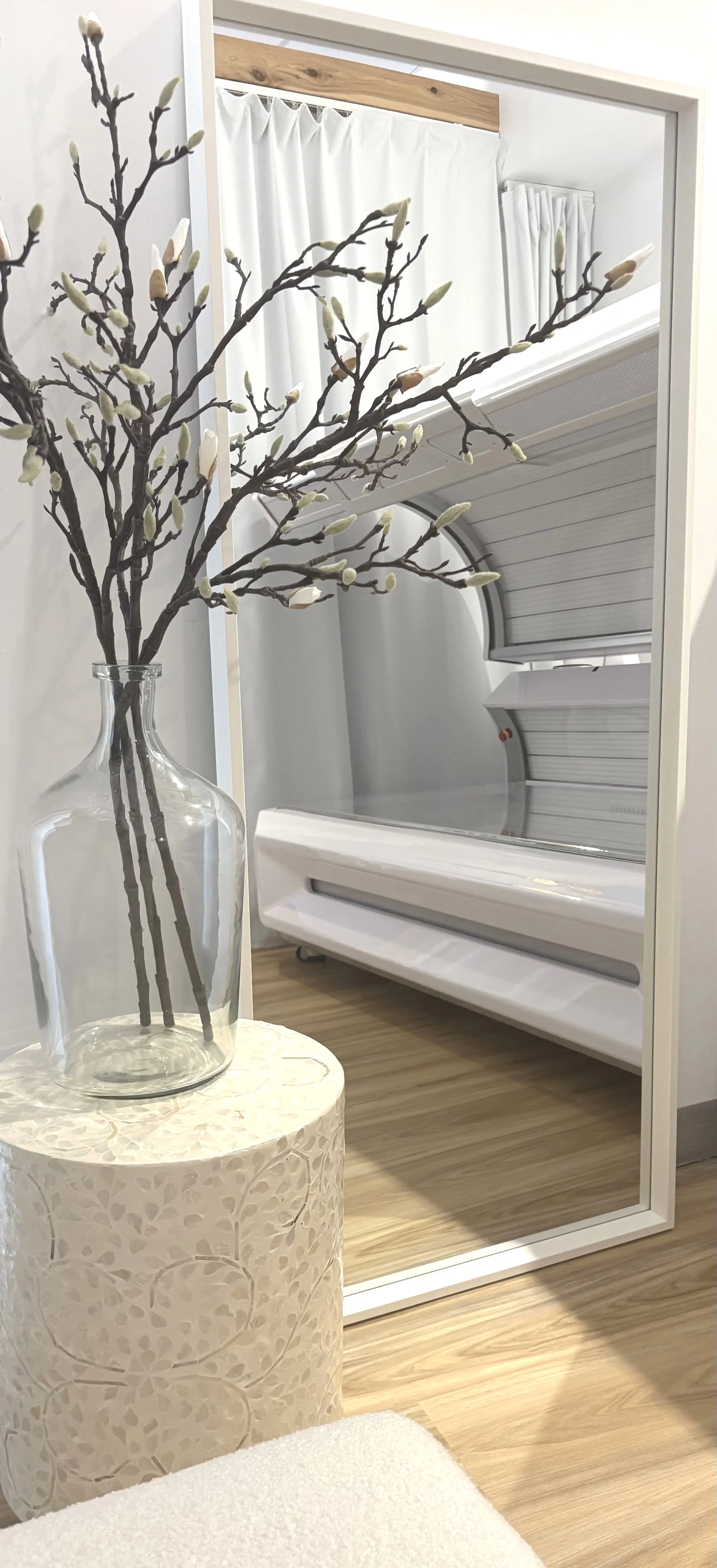 Red-light full body Pod, Cryo Dry Body Float, Lymphatic drainage compression massage, Breathwork