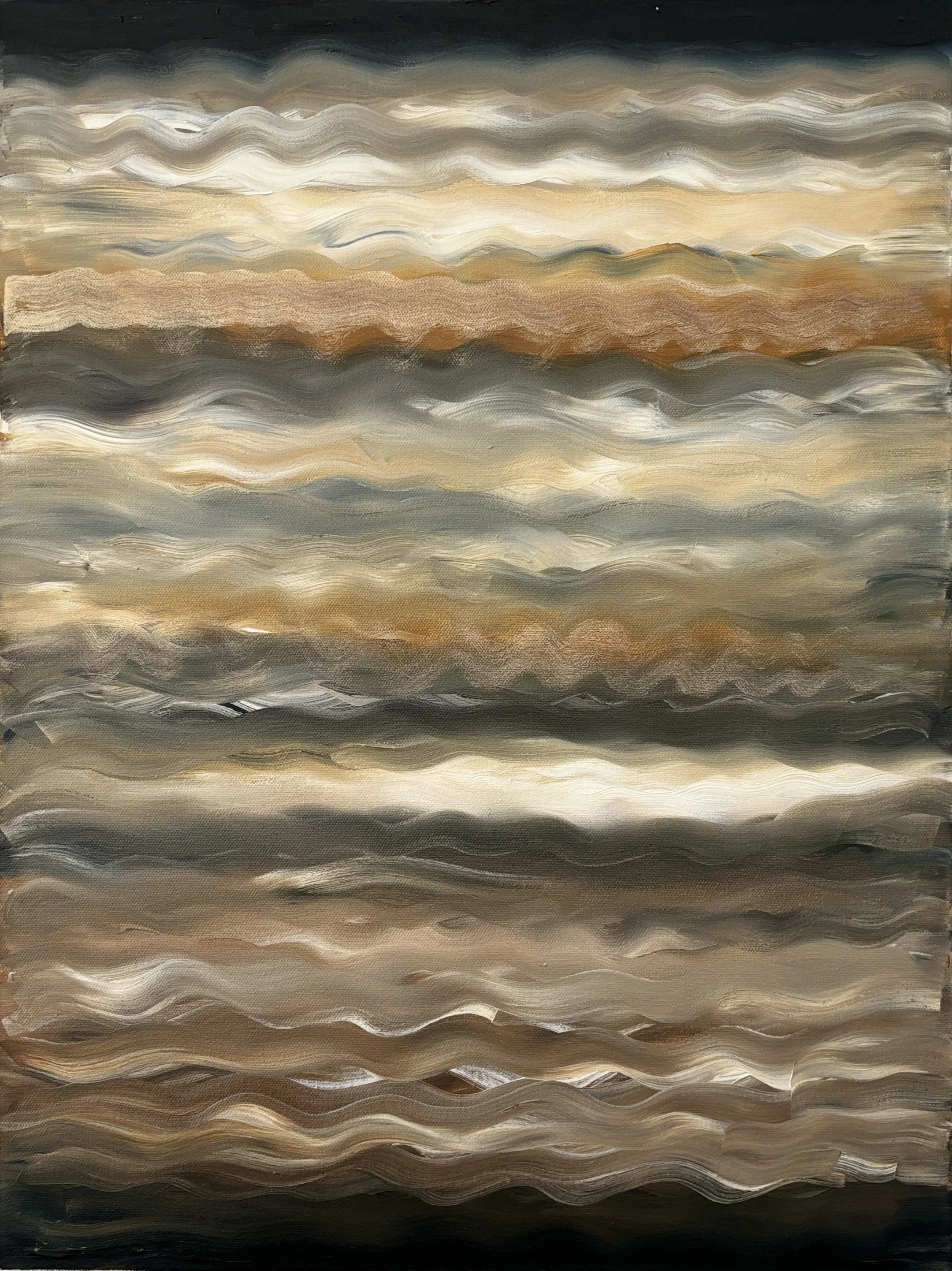 Celestial Waves: Sunset's Embrace