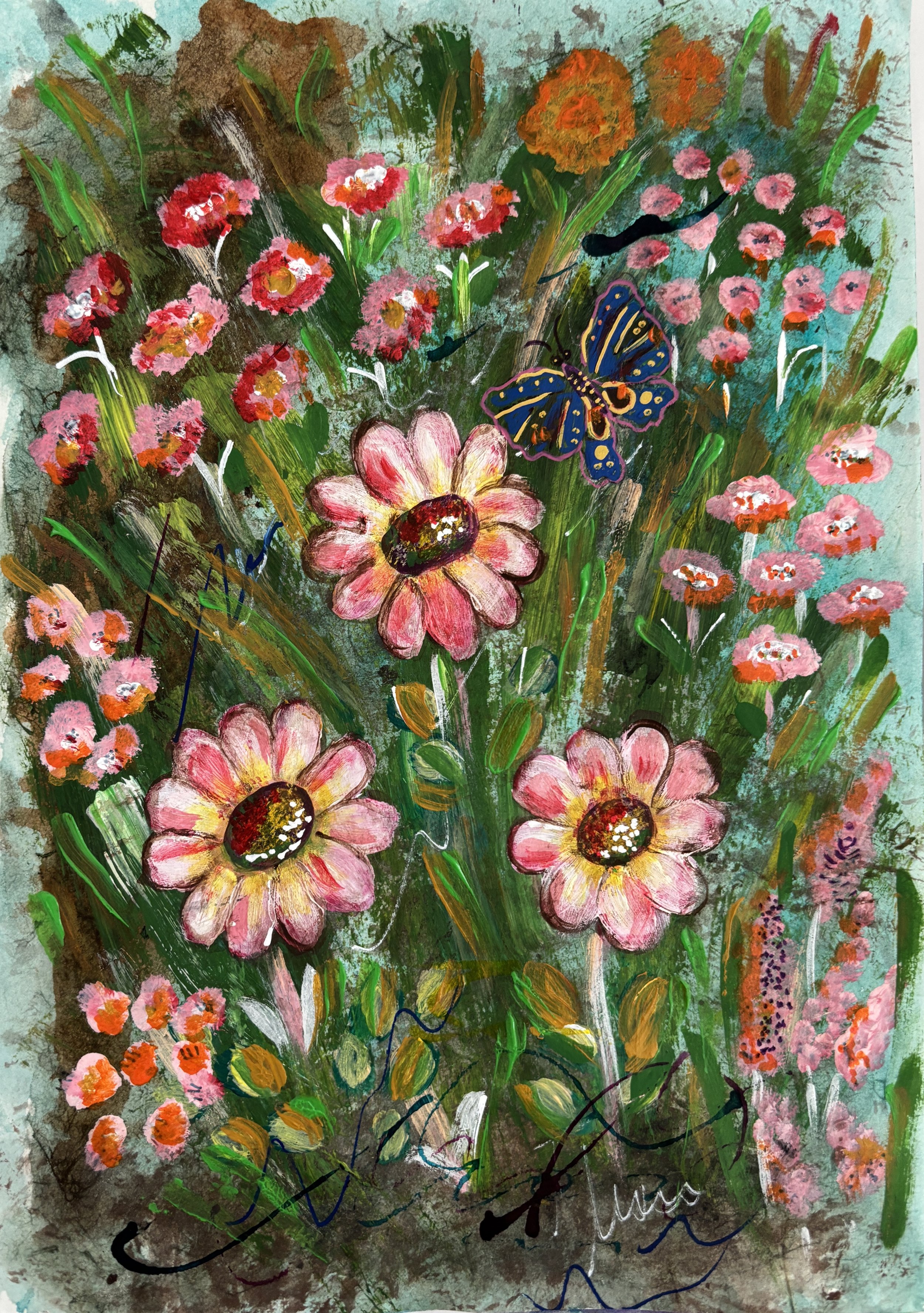 A Butterfly Came to Visit