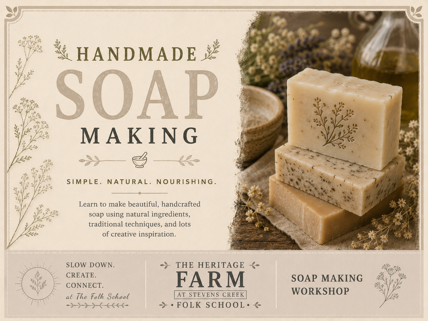 Soap Making Nov 7th 10:30AM-1:30PM