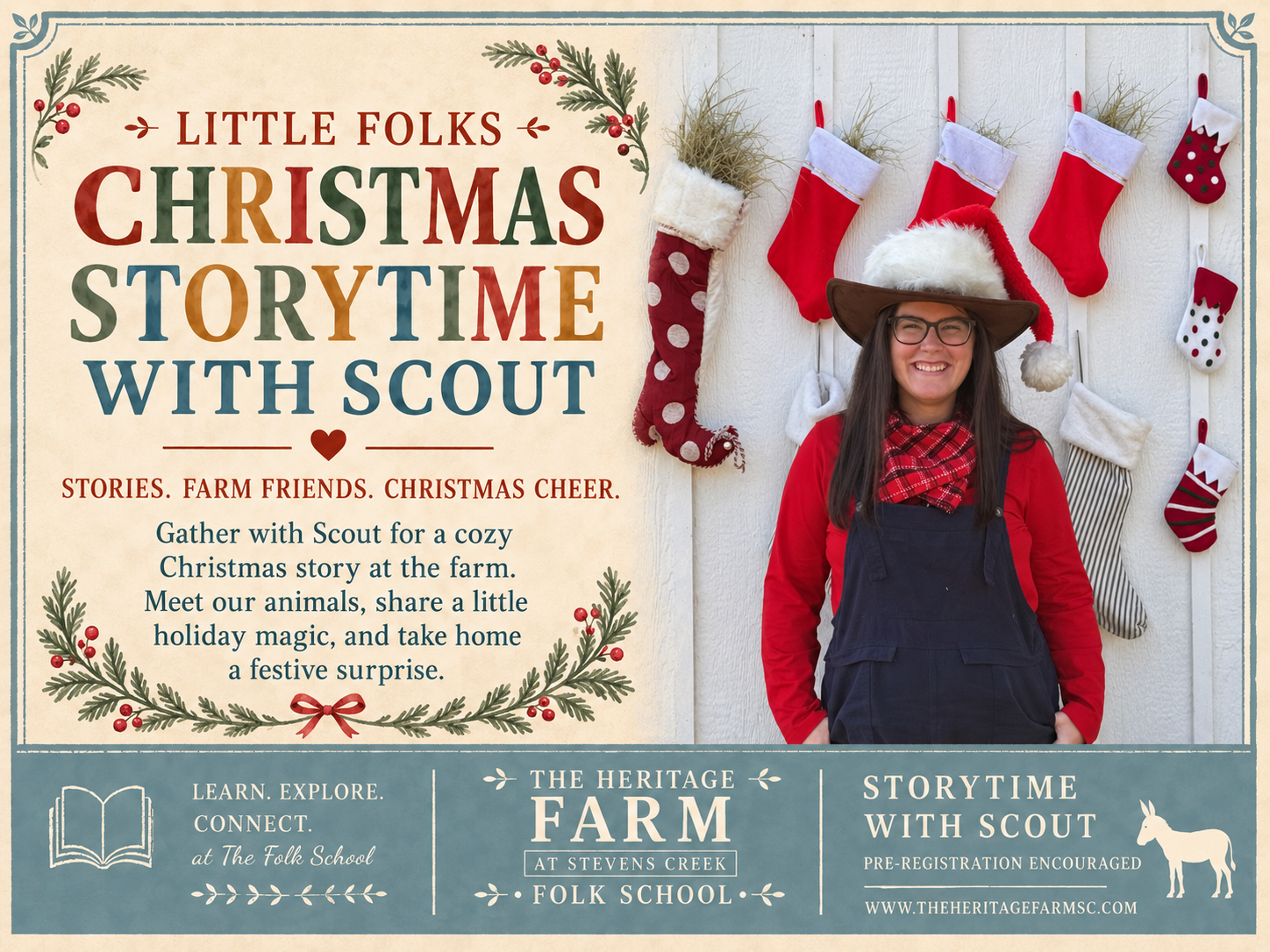 Join Scout for Christmas Storytime <br></br> December 1, 2026 at 10:00AM