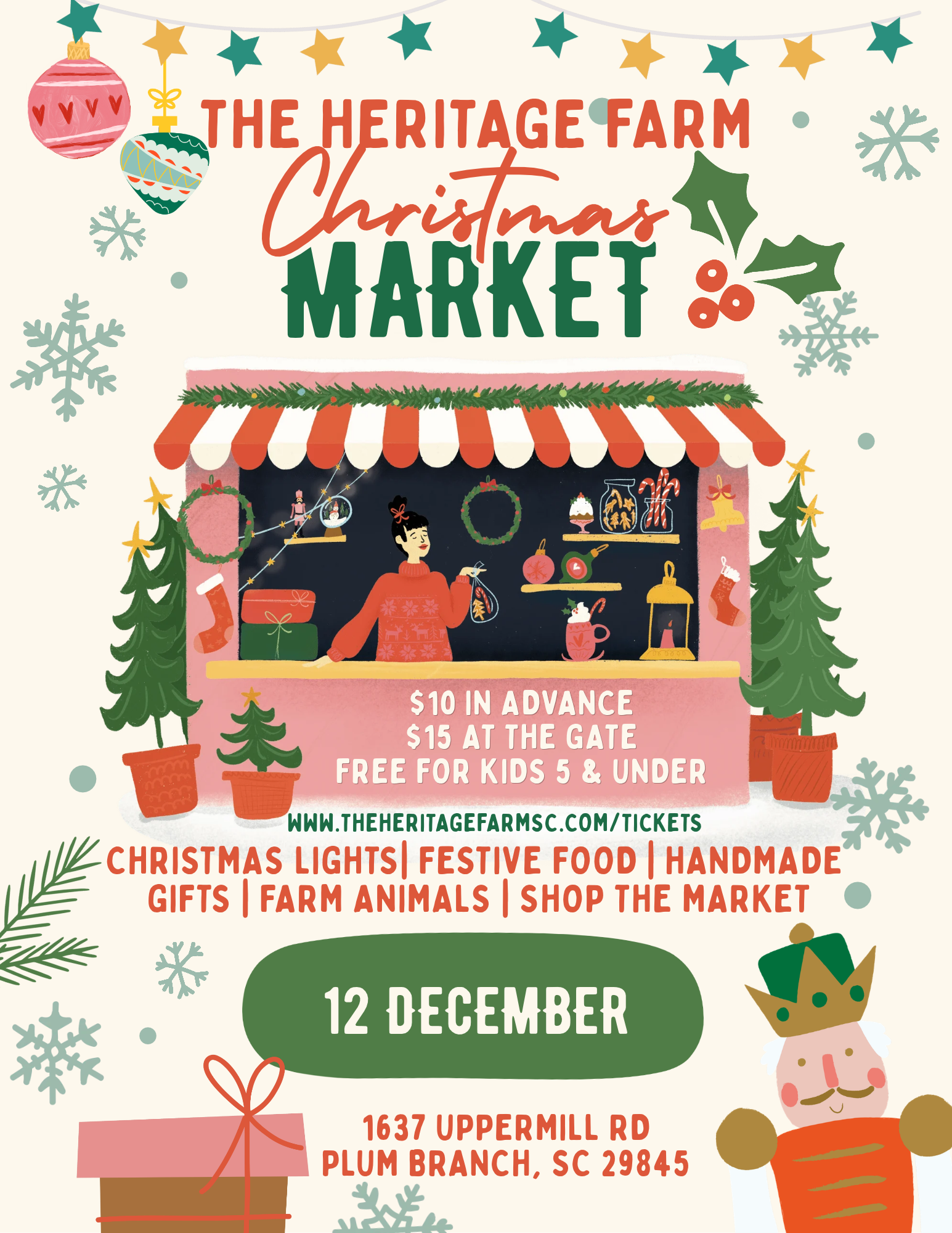 Christmas Festival & Market<br>December 12, 2026<br/>