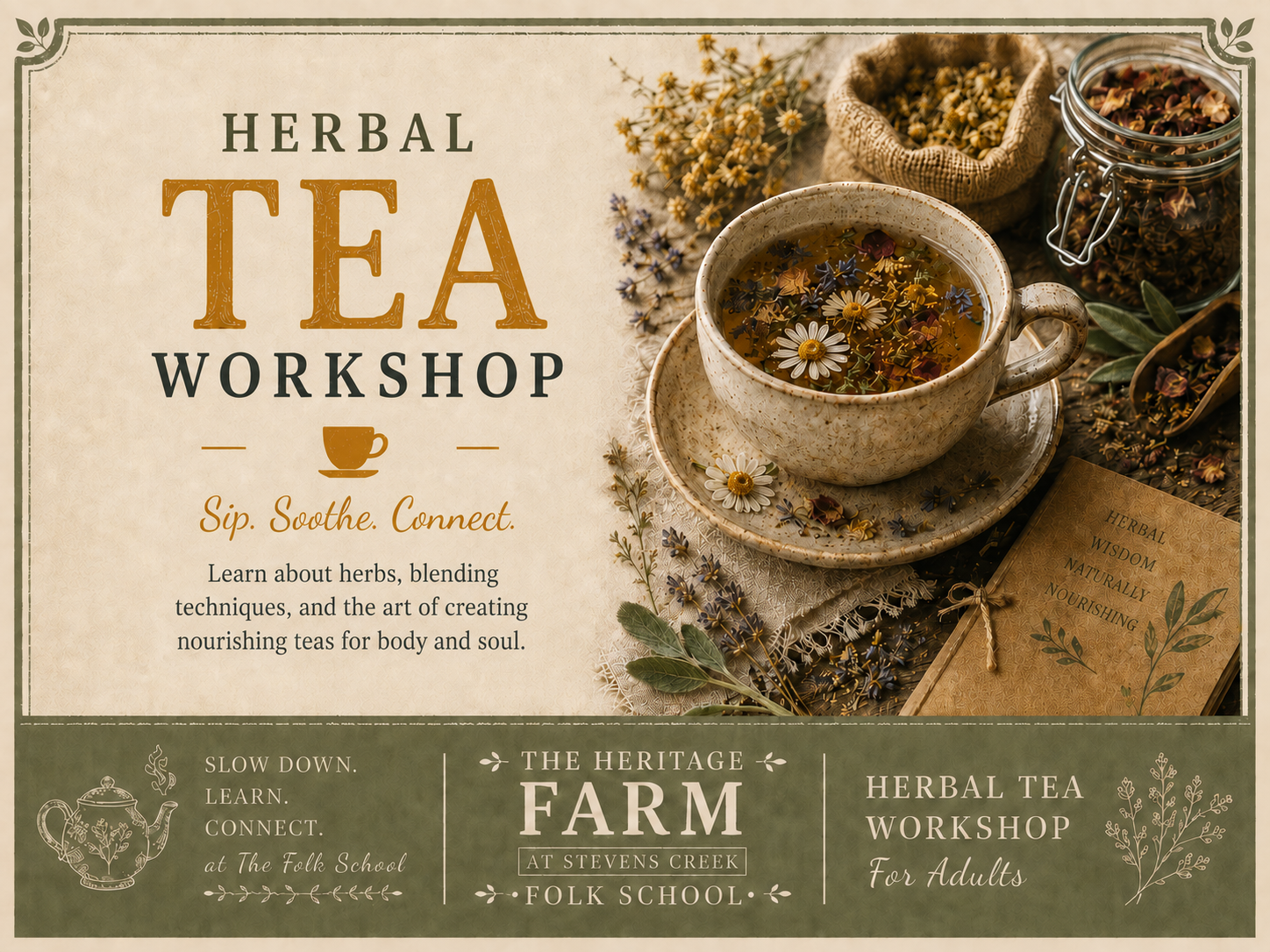 Herbal Tea Making <br></br>October 10, 2026 from 1:00PM-3:00PM