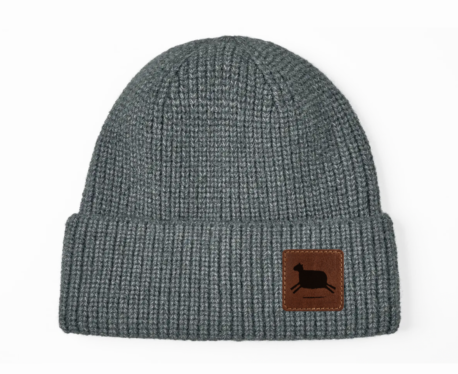 Adult Blue Beanie w/ Sheep