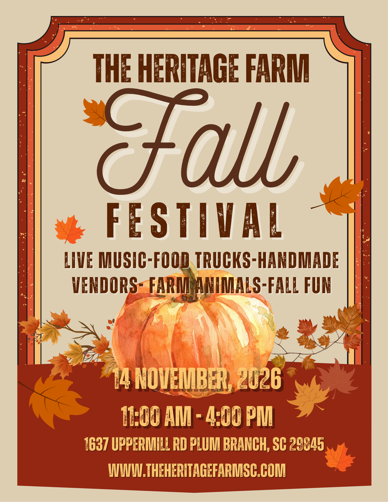 Fall Market<br>November 14, 2026<br/>