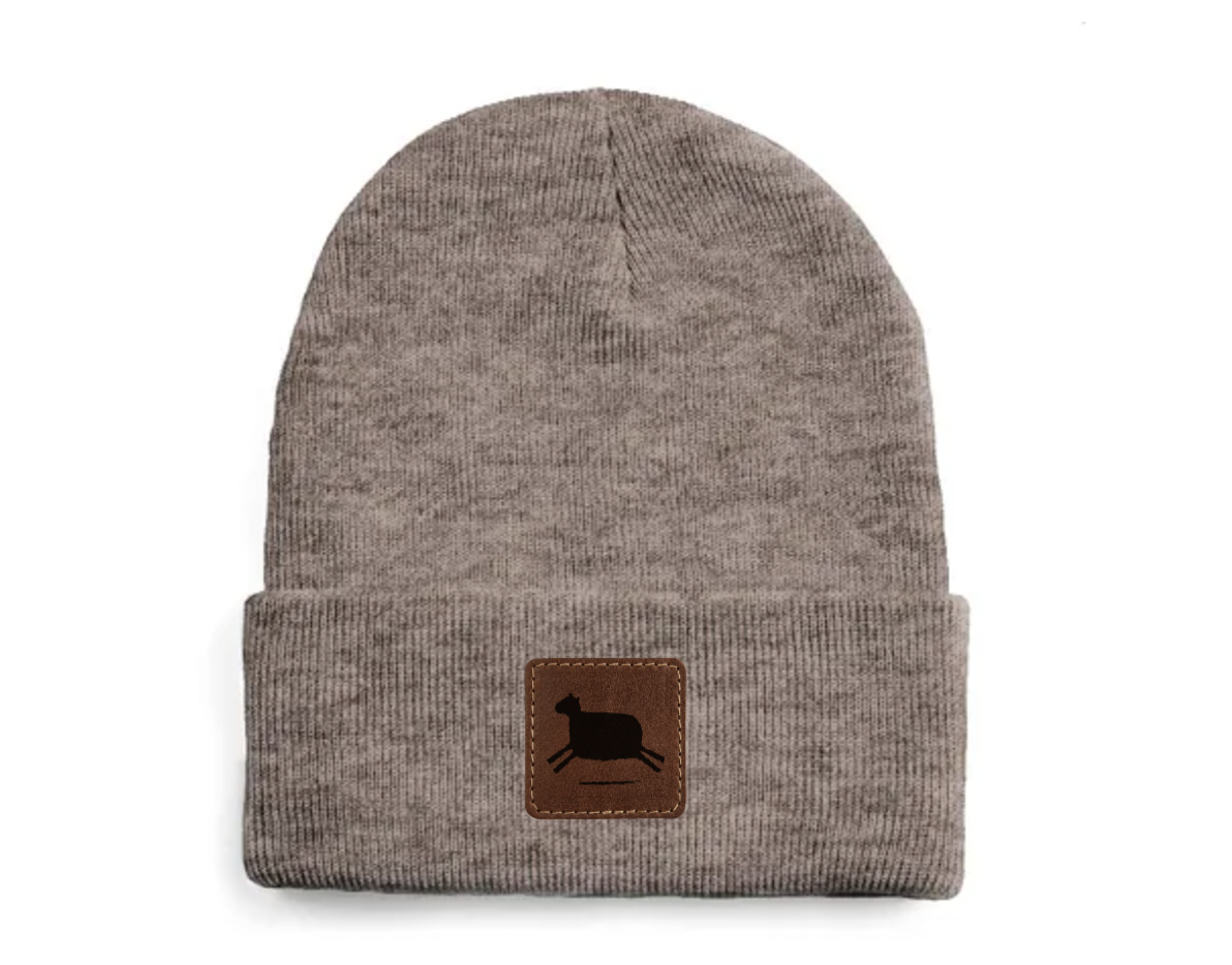 Heather Brown Beanie
