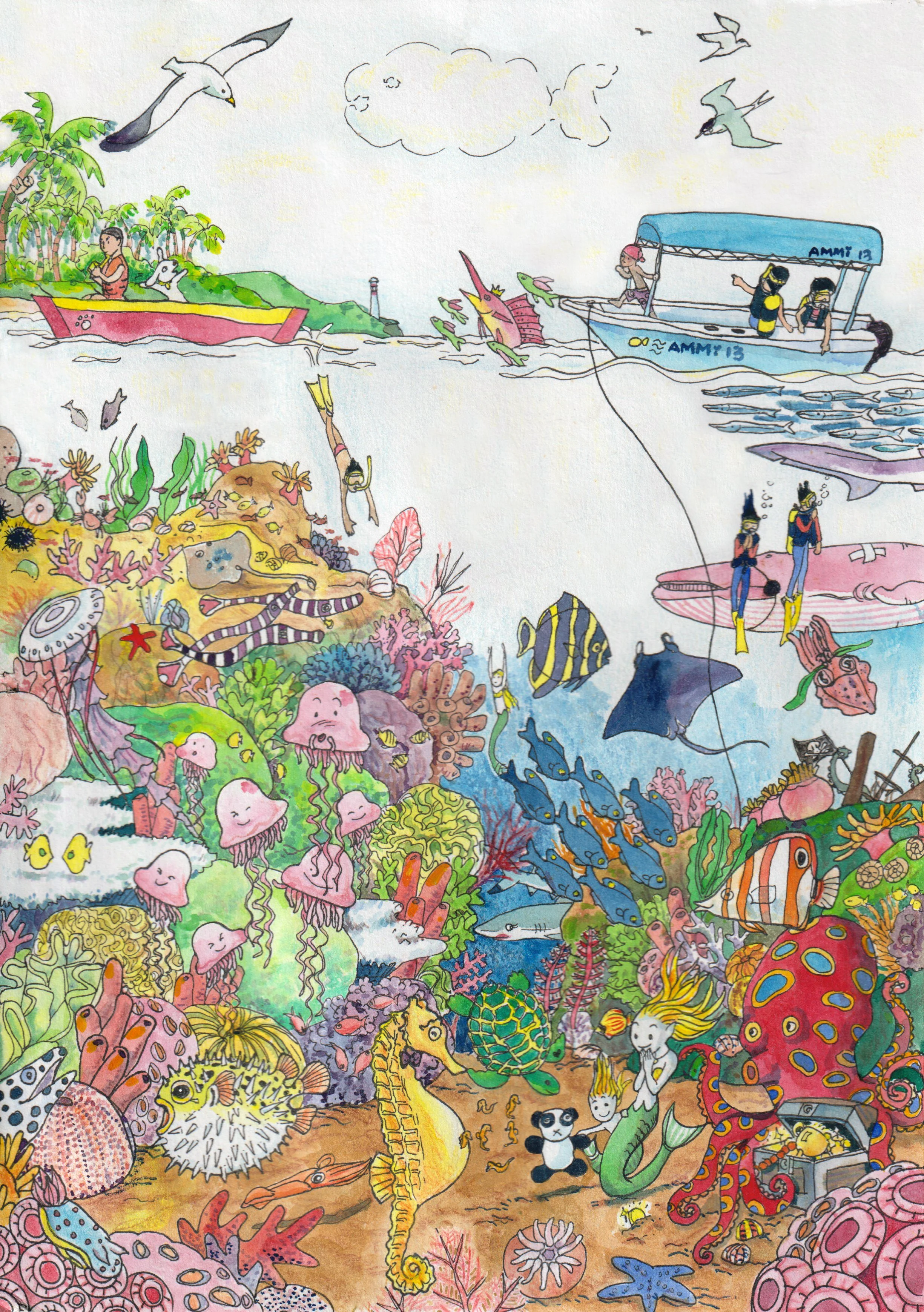 Fantasy Ocean World by Ammi (Leong Yoke Mee)