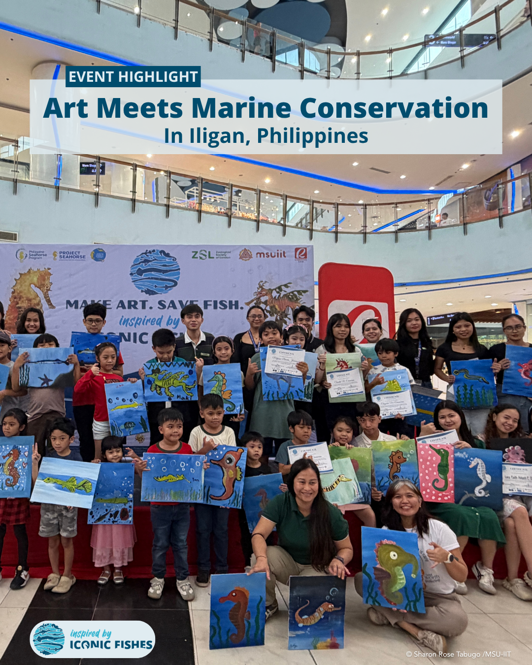 An Art exhibit and workshop inspired by #IconicFishes in Philippines 