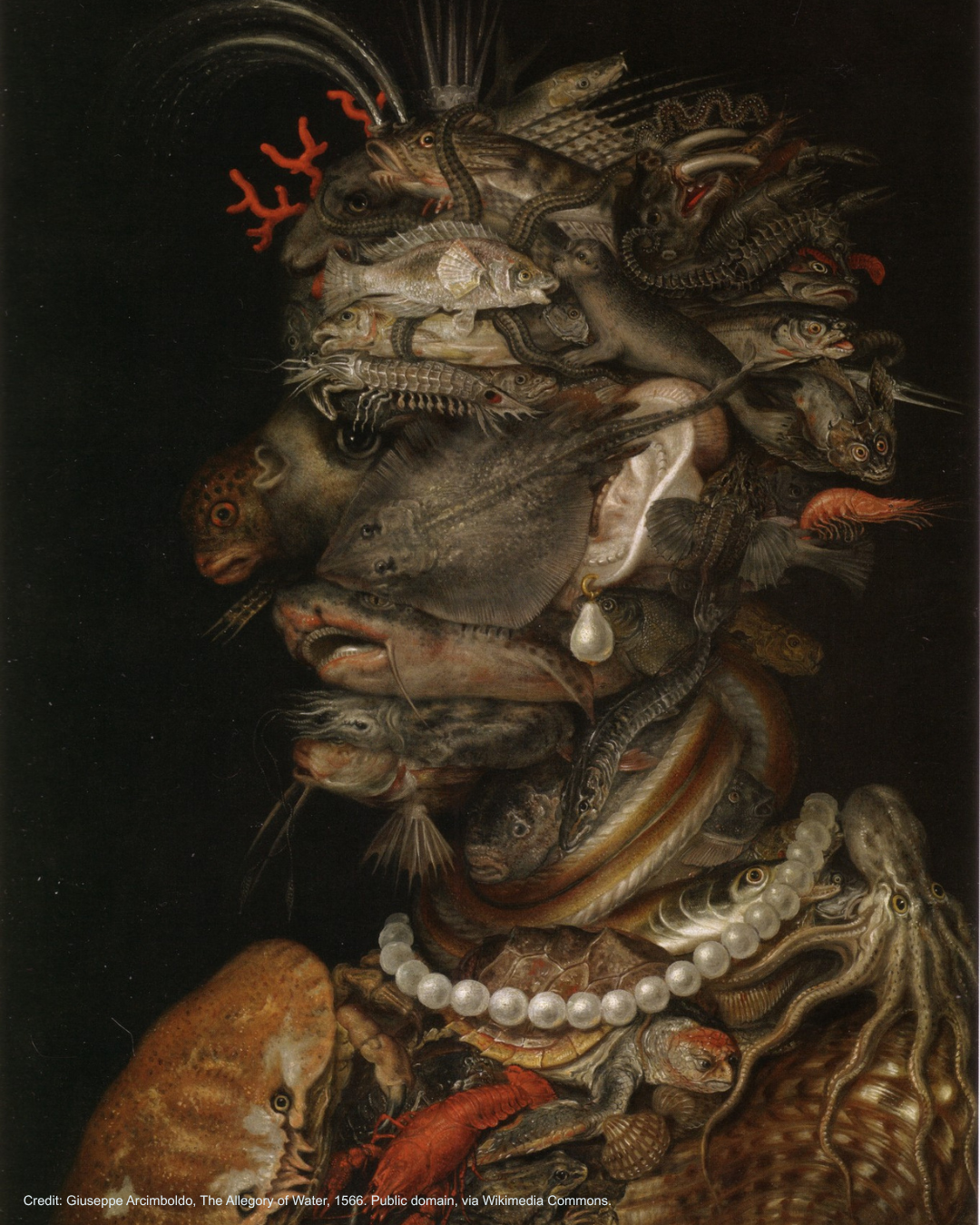 “The Allegory of Water” by Giuseppe Arcimboldo