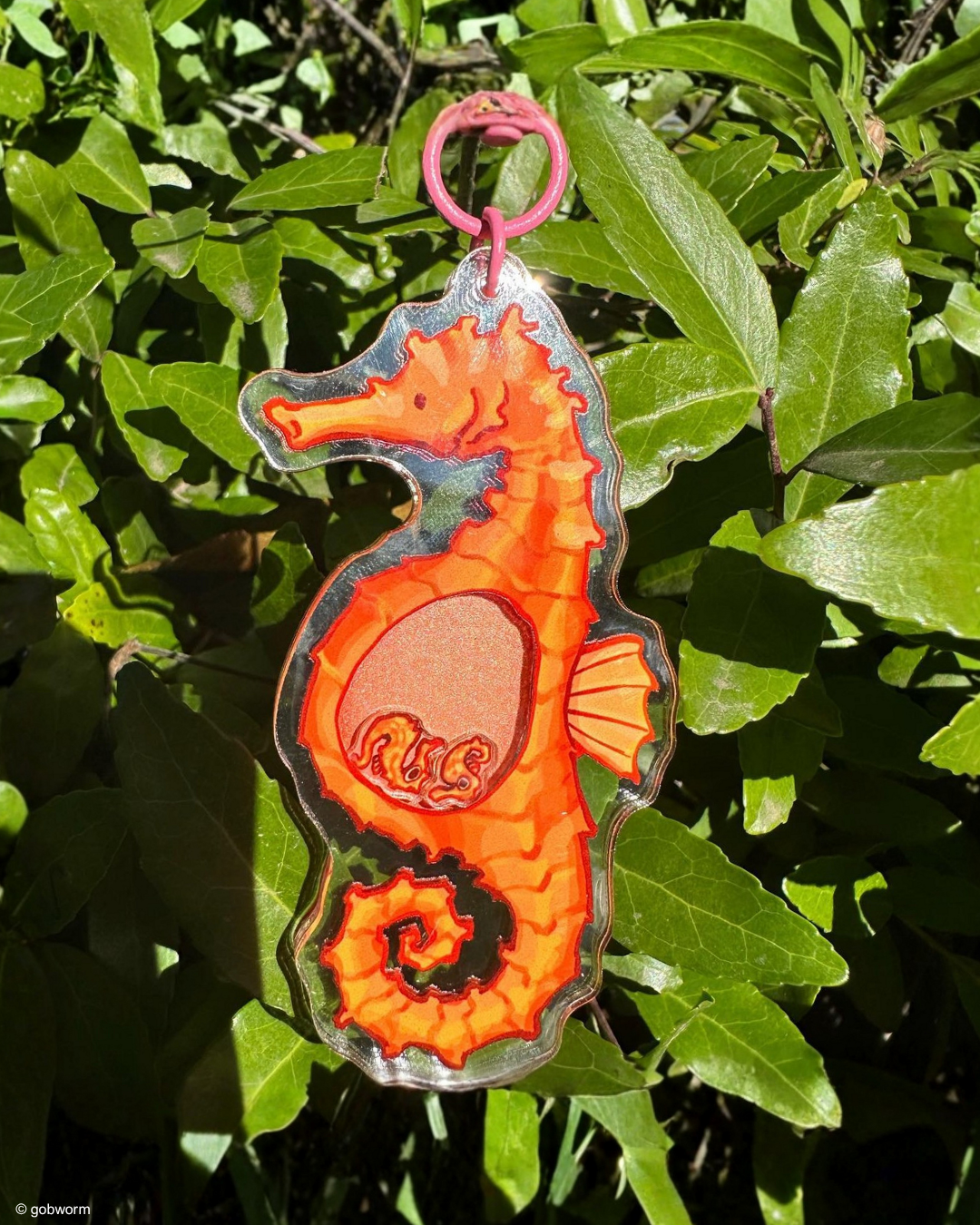 Seahorse keychain by gobworm