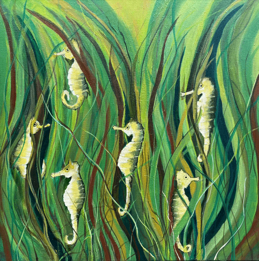 Hippocampus trimaculatus of the Kerala coast by Reema Abraham, India. 