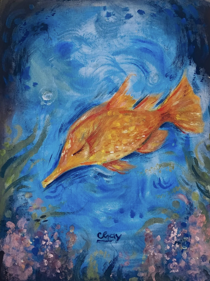 Iconic fish by Chayyen Bess Jose, Philippines. 