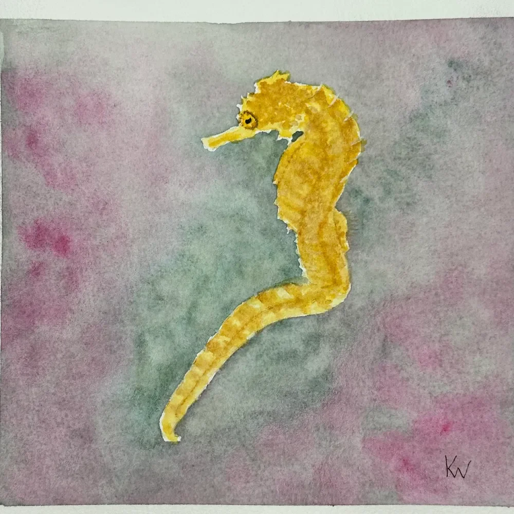Tiger Tail Seahorse by Kelley Whitley.