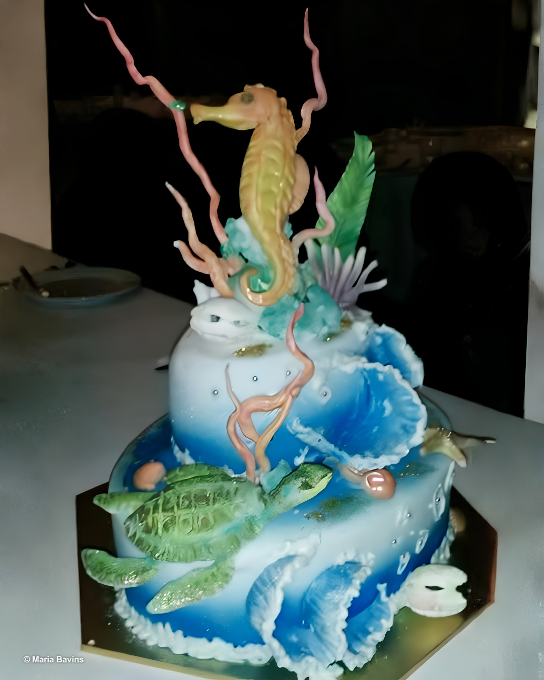 Seahorse cake by Maria Bavins.