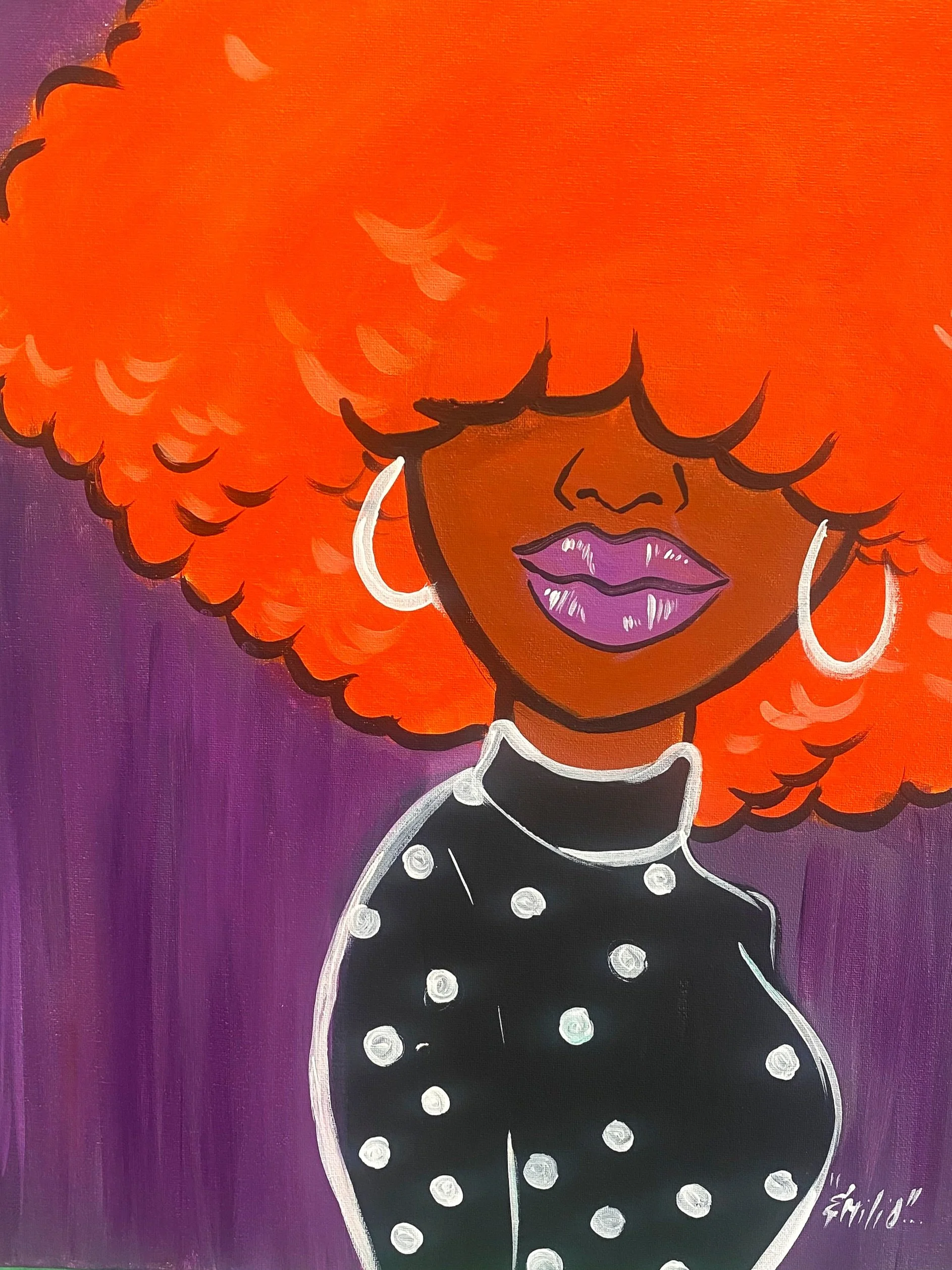 ORANGE AFRO