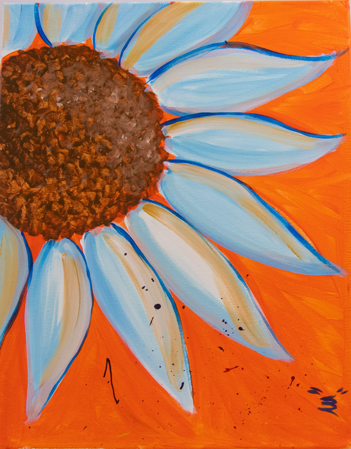 SUNFLOWER ABSTRACT