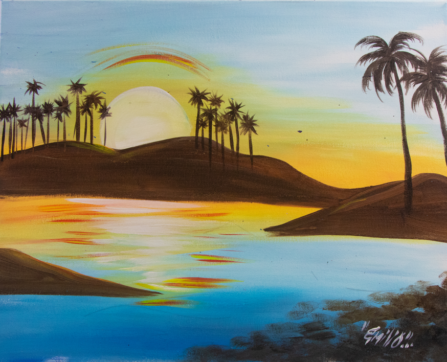 BEACH BAY SUNSET