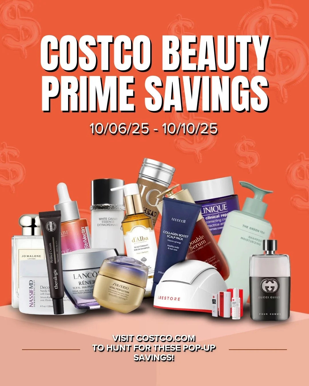 Costco is having a huge beauty prime savings for a limited time only!! 🛍️✨

Visit Costco.com and hunt for these insane price dropped beauty products!! 🔥💰

Subscribe to Our Newsletter for More Deals and Exclusive Giveaways! 📩🎁

#CostcoSavings #Co
