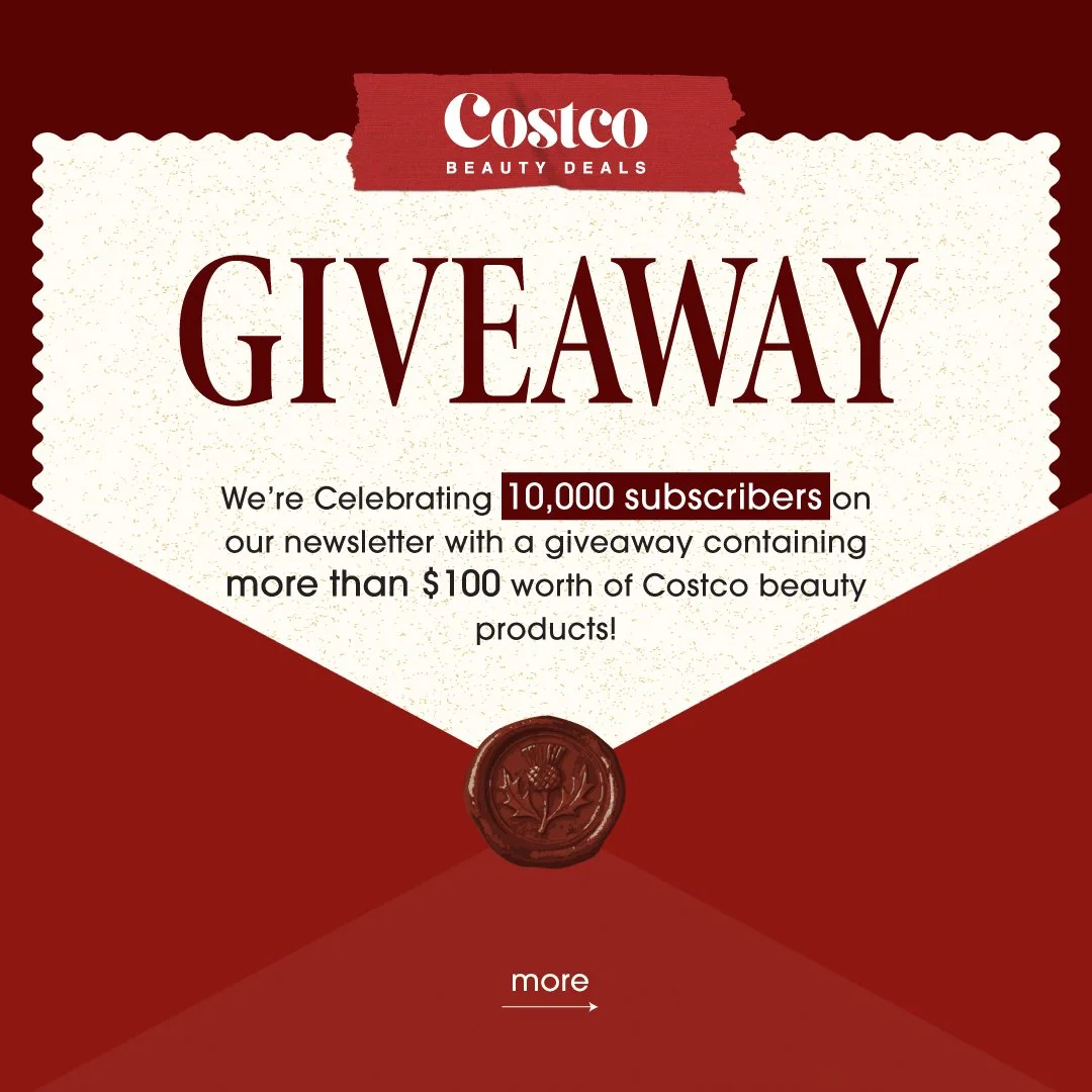 Costco Beauties.... WE DID IT!!!! 😍

You guys have shown us such overwhelming support on the newsletter and to celebrate, we are hosting one of our biggest giveaways yet. Here's what you'll get by entering in the giveaway:

🟡 Nature Republic Ginsen