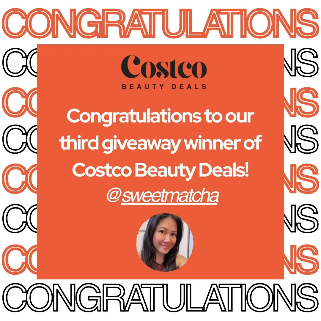 Congratulations to @sweetmatcha for being the winner of this month's giveaway! Please DM us so that we can send you over your giveaway samples! 😍

To everybody else, don't worry, there'll be more opportunities in the future to participate! Thank you
