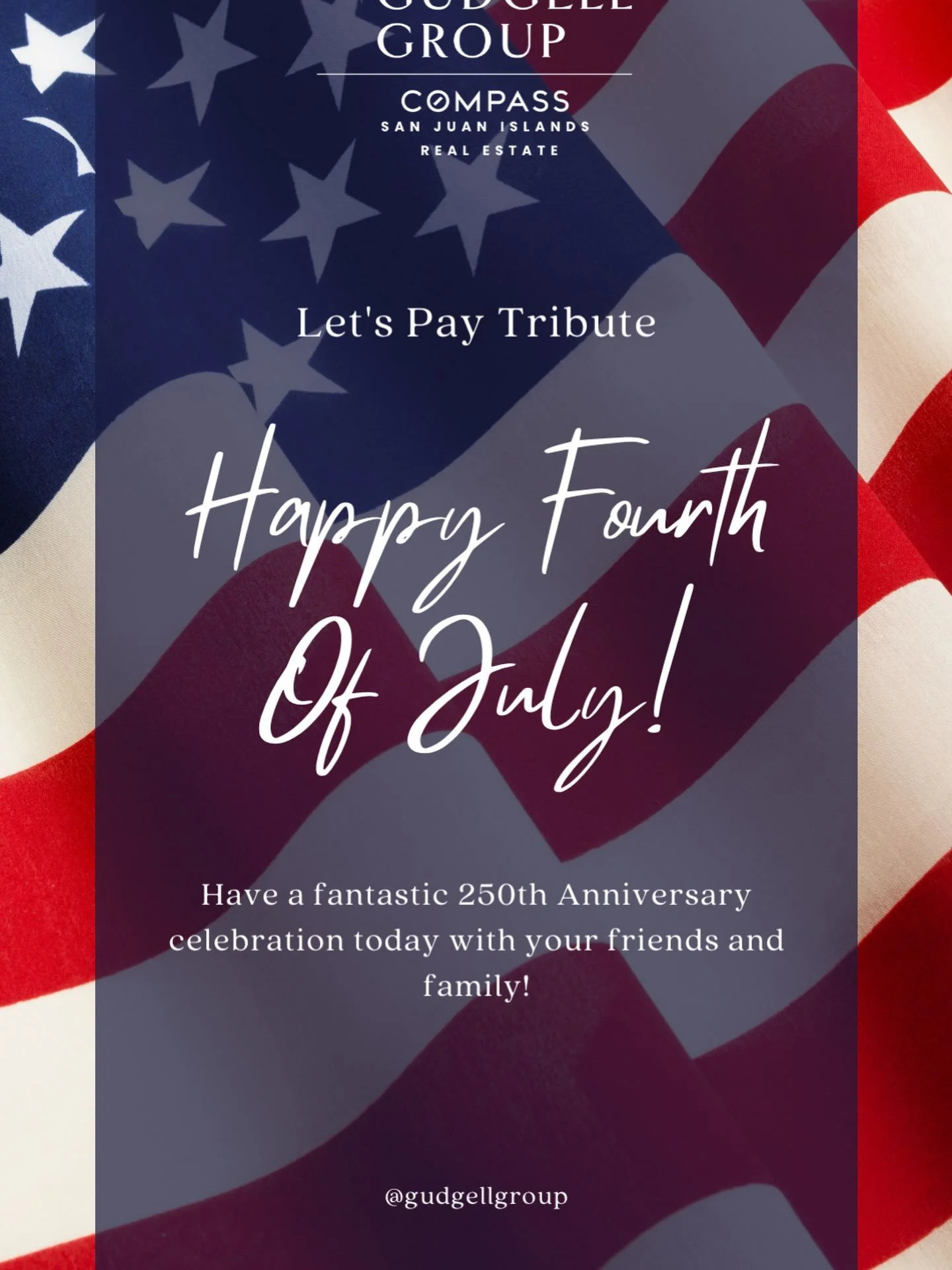 🇺🇸 Happy 4th of July from all of us at Gudgell Group! 🇺🇸

As we celebrate America&rsquo;s 250th anniversary, we&rsquo;re grateful to call the beautiful San Juan Islands home and to be part of such an incredible community.

To our friends, neighbo