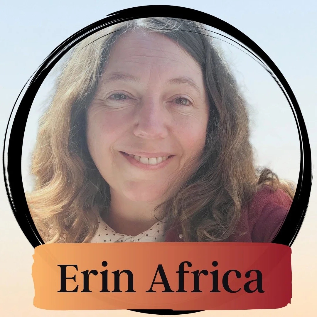 ✨ Meet Erin McBride Africa &mdash; our Parrot 🦜
A performer, director, and Professor of Drama at the College of Marin, Erin brings rigor, play, and luminous intelligence to the stage. Trained in classical theatre at Shakespeare &amp; Company and in 