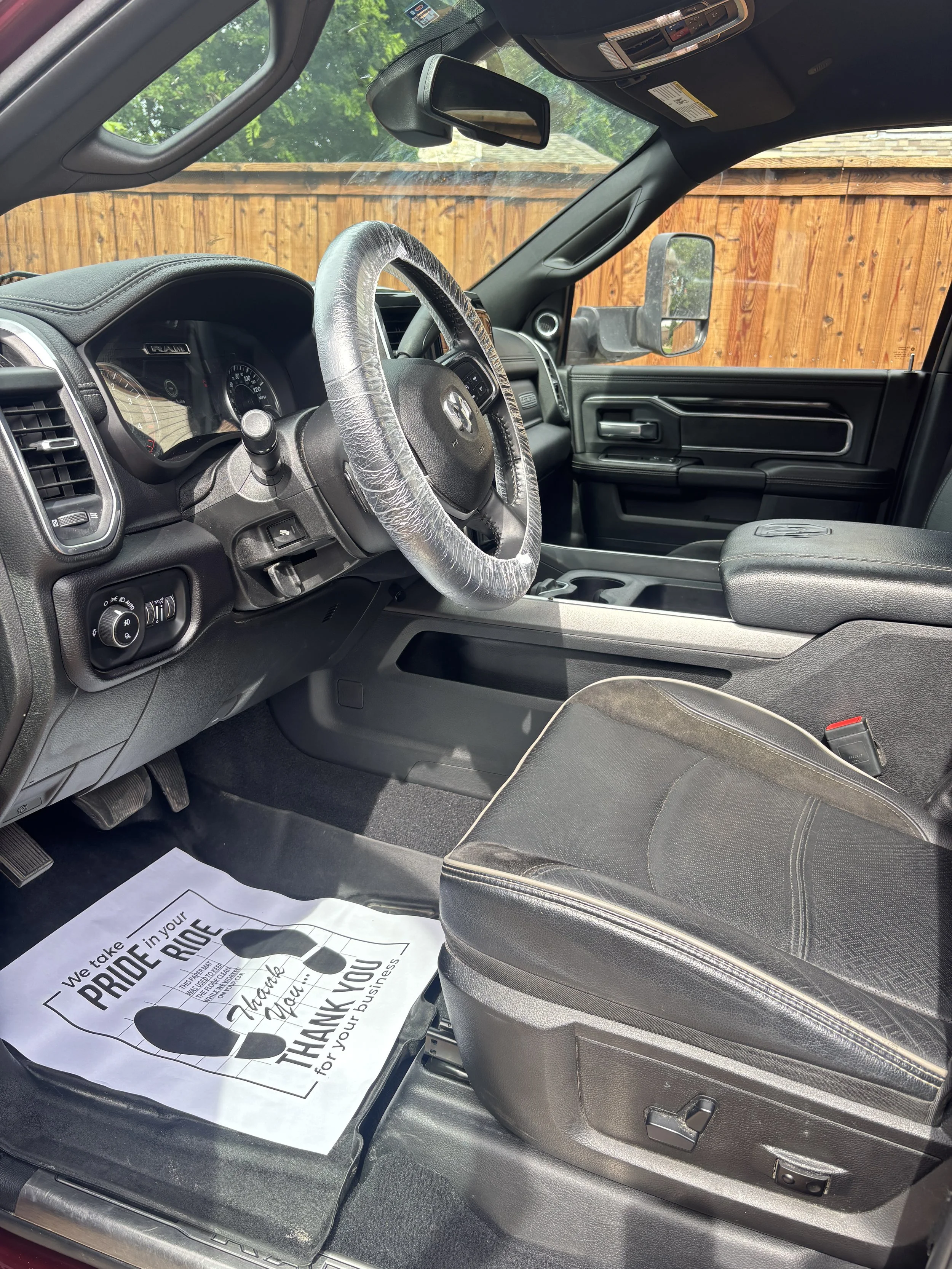 Amazing work from start to finish!! Great communication and great attention to detail. Got my interior on my work truck looking right. They definitely earned a lifetime customer. 10/10 recommend.
-Clayton Trout ⭐⭐⭐⭐⭐
( 5 Star Google Review )