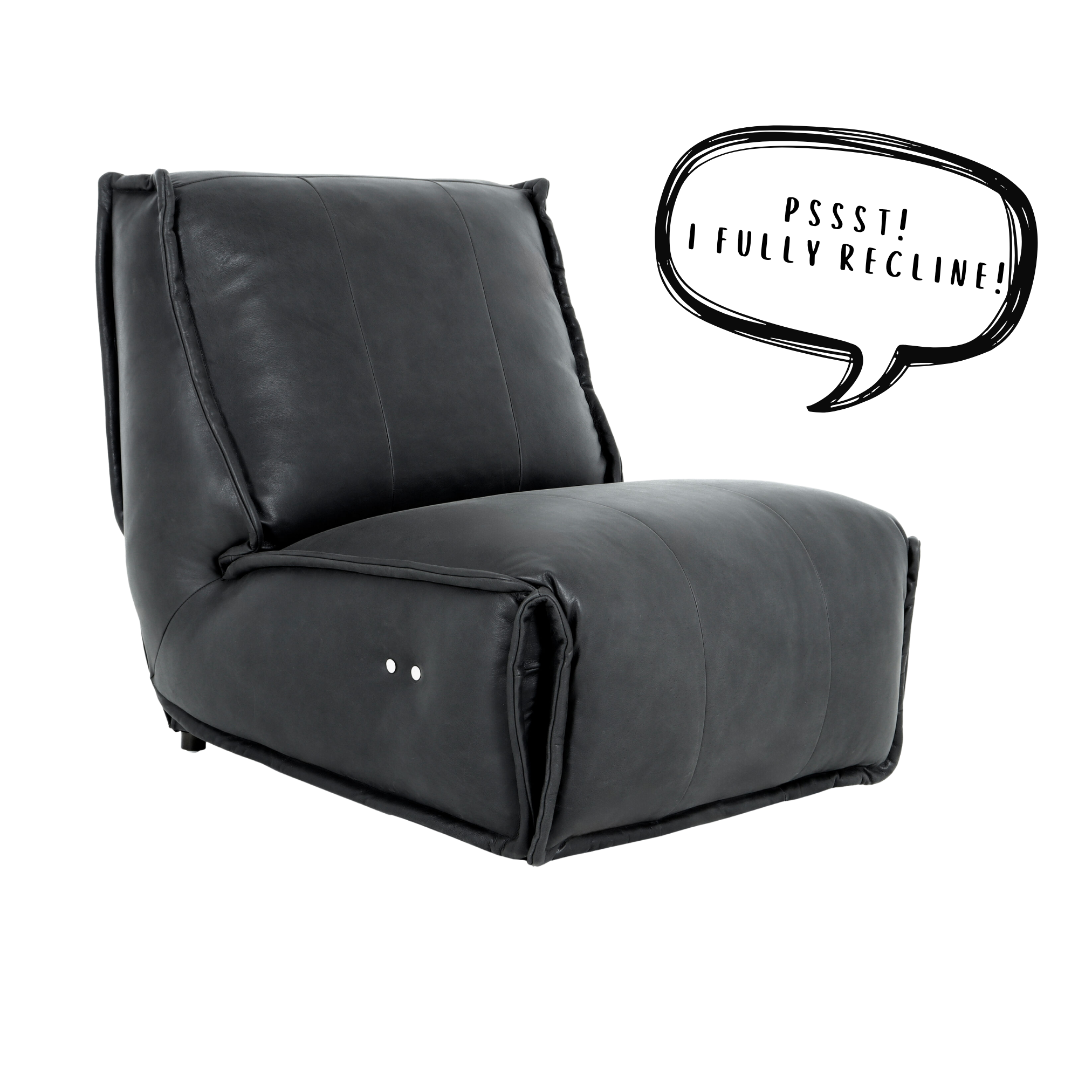 SAFOGA LEATHER RECLINING CHAIR