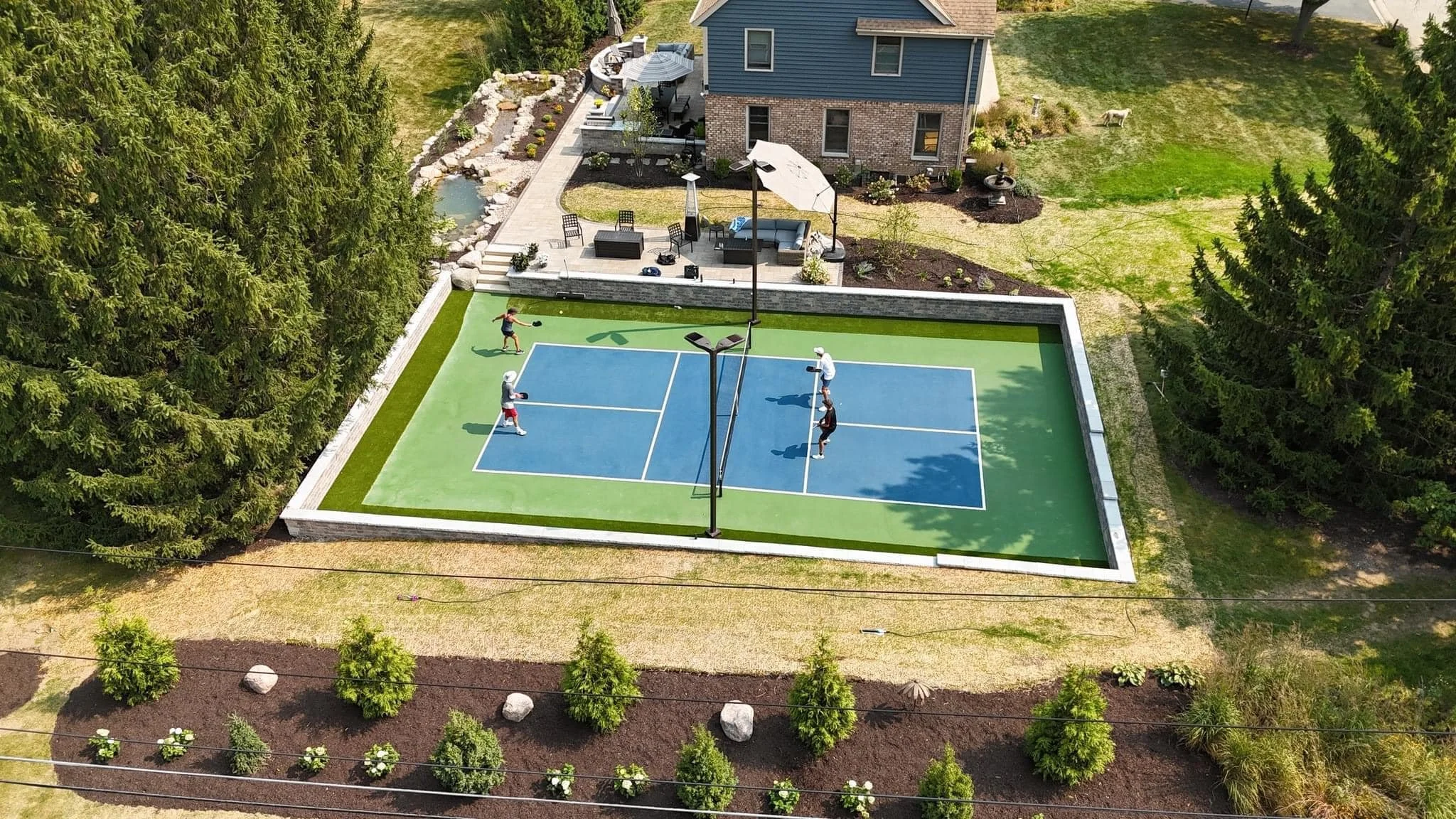 pickleball court construction in north carolina