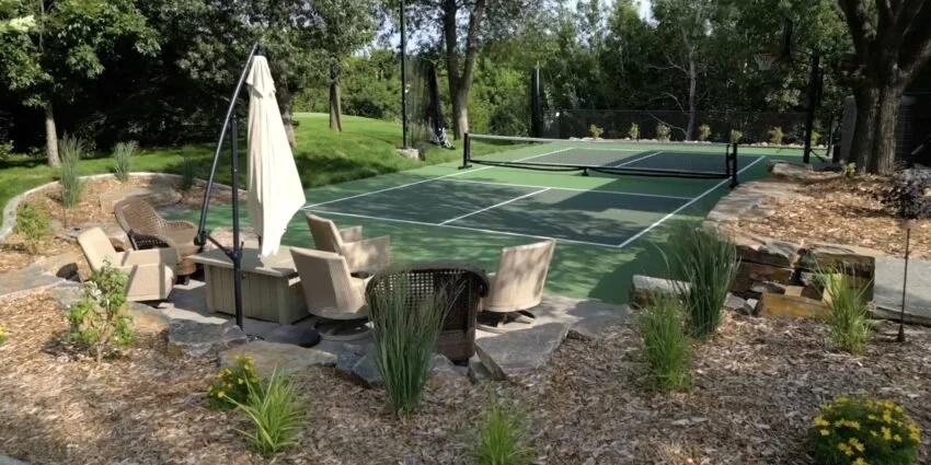 arizona backyard pickleball court
